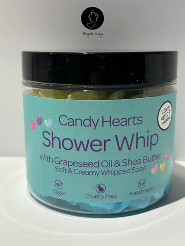 Candy hearts shower whip soap - whip,