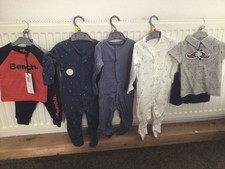 Bundle of baby boys clothes