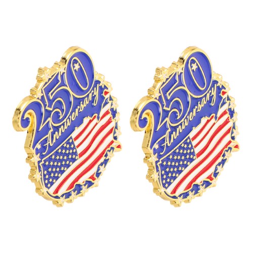 2pcs independence day lapel - ,