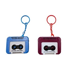 Vintage Tape Recorder Keychain