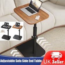 Adjustable C-Shaped Sofa Side End Table Coffee Laptop Table Living Room Bedroom