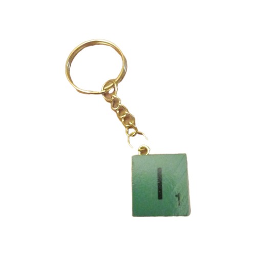Scrabble style letter - letter, keyring