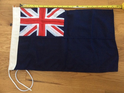 Sewn blue ensign yard new - sewn,