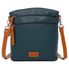 3 Zipper Two-toned  Crossbody