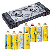 Portable double burner - burner, hob