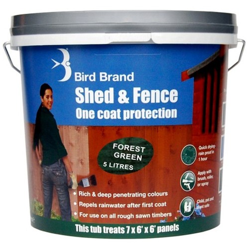 Bird brand shed and fence - brand, one