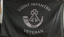 Light Infantry Veteran 5’ x 3’ Colours Flag ( LI-V ) 14