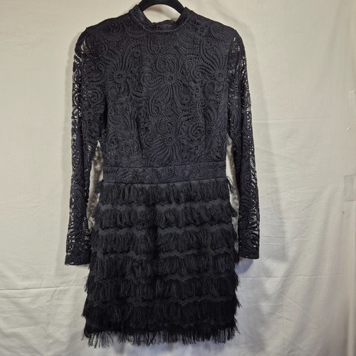 Boohoo black lace - boohoo, fringe