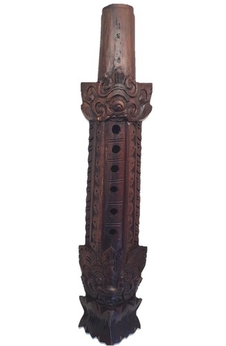 Vintage carved wooden - carved,