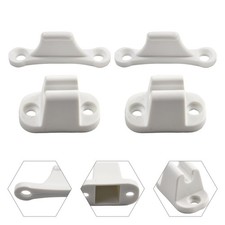 Door Retainer Catch Door Catch Female Section Male Section White Color