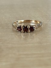 9ct Gold Ruby Ring - Size O
