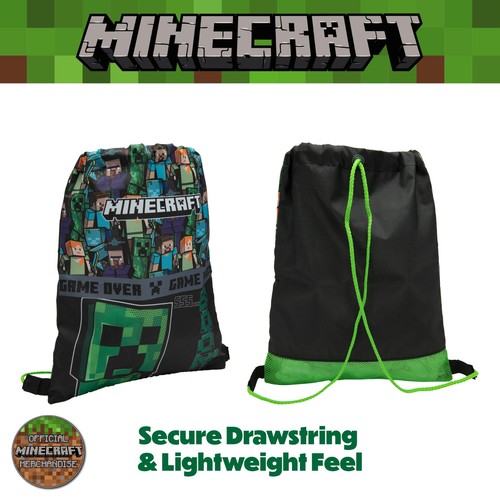 Minecraft drawstring bag kids - minecraft,