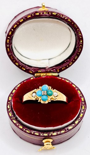 Antique 15ct yellow - antique, pearl