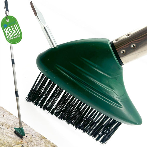 Patio weed brush set long - patio,