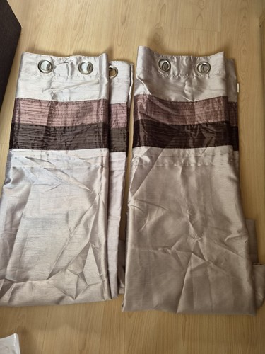 Dunelm brown curtains - 228, cm