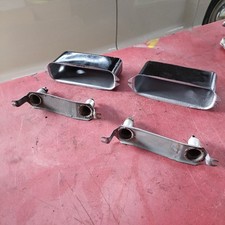  RARE SET OF LUCAS 558 REAR LIGHT BODIES & BULB  HOLDERS  MINI PICKUP  ROVER P4 