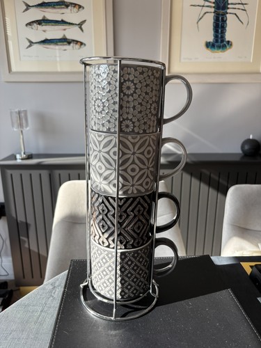 Next grey geo embossed - set, of