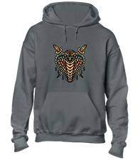 COBRA AND DAGGER HOODY HOODIE COOL RETRO TATTOO DESIGN VINTAGE CLASSIC TOP