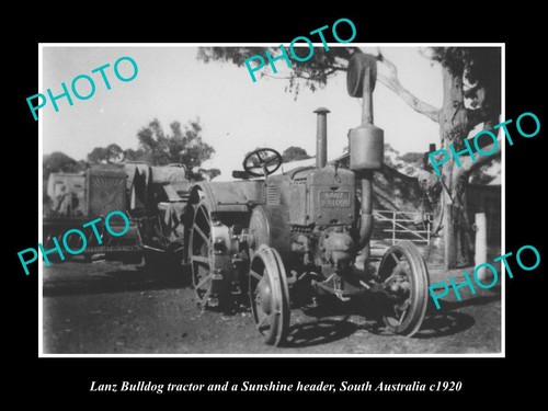 Old 8x6 historic tractor photo - 8x6,