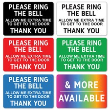 METAL SIGN Please Ring The Bell Time Metal Waterproof Colour Door Bell Notice