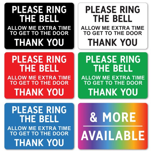 Metal sign please ring - metal,