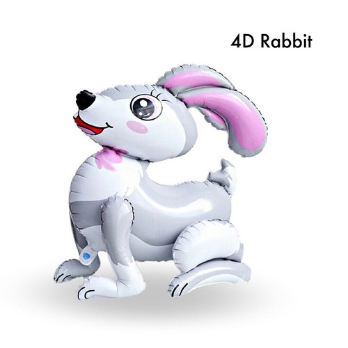 Easter rabbit foil kids - easter, 4d