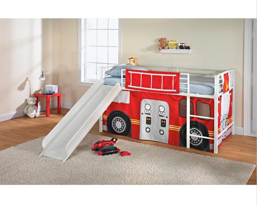 Fire truck loft bed bunk - truck, 7