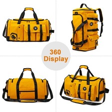 Yellow Duffle Gym Overnight