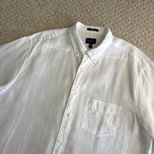 Gant mens 2xl xxl linen - linen, shirt