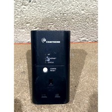 Comtrend Powergrid 9020 Powerline Adapter Black Ethernet LED Indicators UK Plug