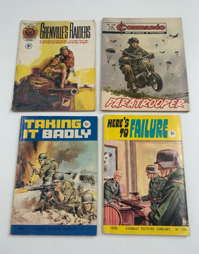 Vintage war comics 4 - vintage, x