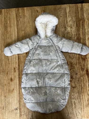 Primark silver grey stars - silver, /
