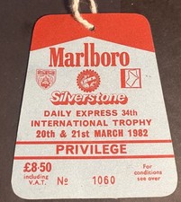 1982 Marlboro Silverstone 20th