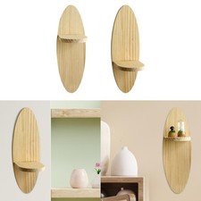 Oval floated shelf for wall - oval,