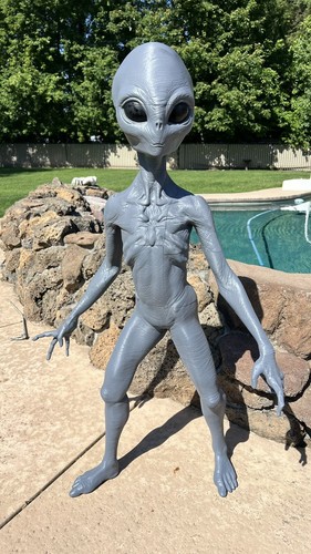 Grey alien arms - arms, spread