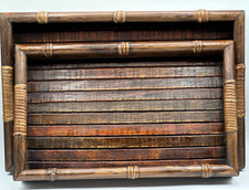 Set of 2 Wooden Nesting