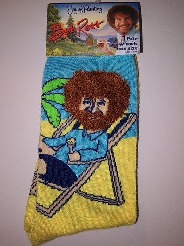 New bob ross socks - bob,