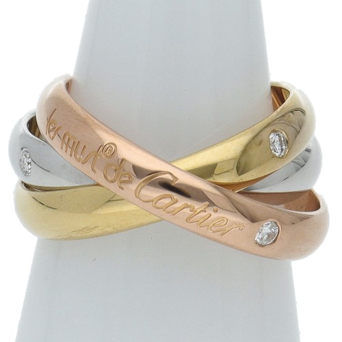 Cartier trinity3pdiamond ring - cartier,