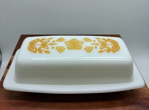 Vtg pyrex covered butter - vtg.pyrex, dish