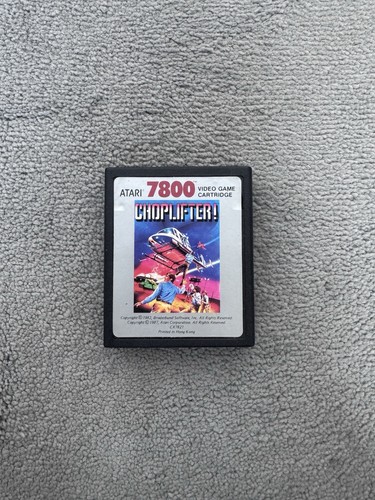 Atari 7800 choplifter video - 7800,