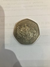 1993 Isle of Man Christmas 50p Coin