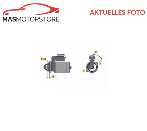 Engine starter motor bosch - engine,