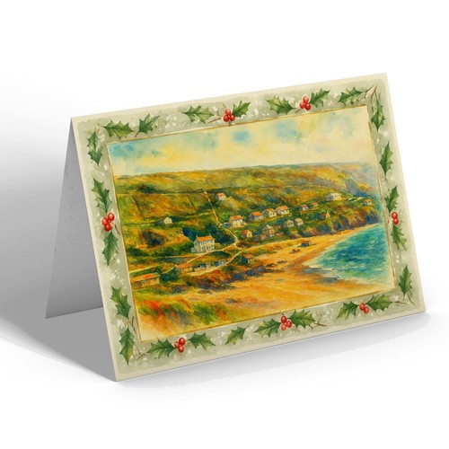 Xmas notelet the - -, battery