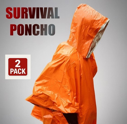 Emergency survival poncho - 2, x