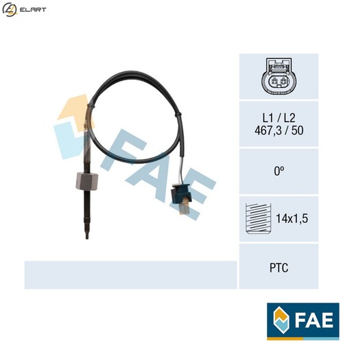Sensor exhaust gas temperature - sensor,