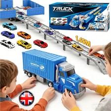 Race Track Transport Truck Car