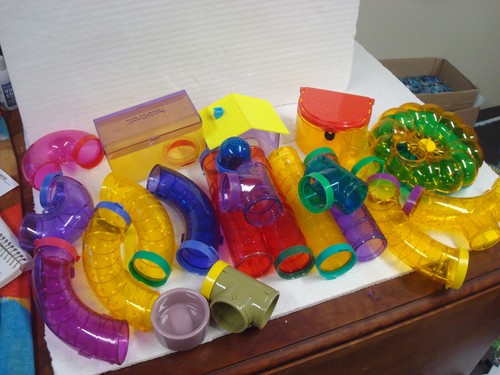 Hamster habitat tubes - , –