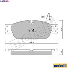 BRAKE PAD SET DISC BRAKE