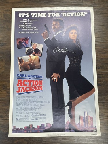 Carl weathers signed action - weathers,