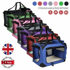 FABRIC PET CARRIER PORTABLE FOLDING DOG CAT PUPPY TRAVEL TRANSPORT CARRY BAG